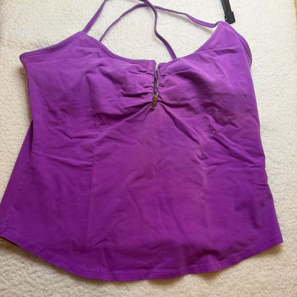 Victoria's Secret Yoga Tank Top Size X-Large Purple